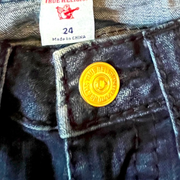 True religion Halle mid rise super skinny jeans size 24 NWOT - Picture 5 of 6